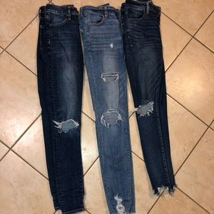 3 American Eagle jeans ALREADY SOLD